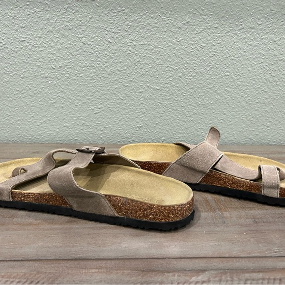 New Ecsa Suade Women’s Cork Sandals Size 10 - Picture 4 of 6